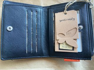 Monedero Sweet Candy Negro Nuevo con Etiqueta