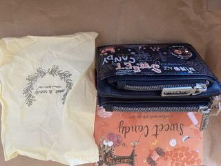 Monedero Sweet Candy Negro Nuevo con Etiqueta