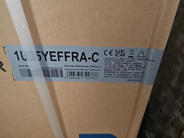 Haier Aire Acondicionado Unidad Interior/Exterior