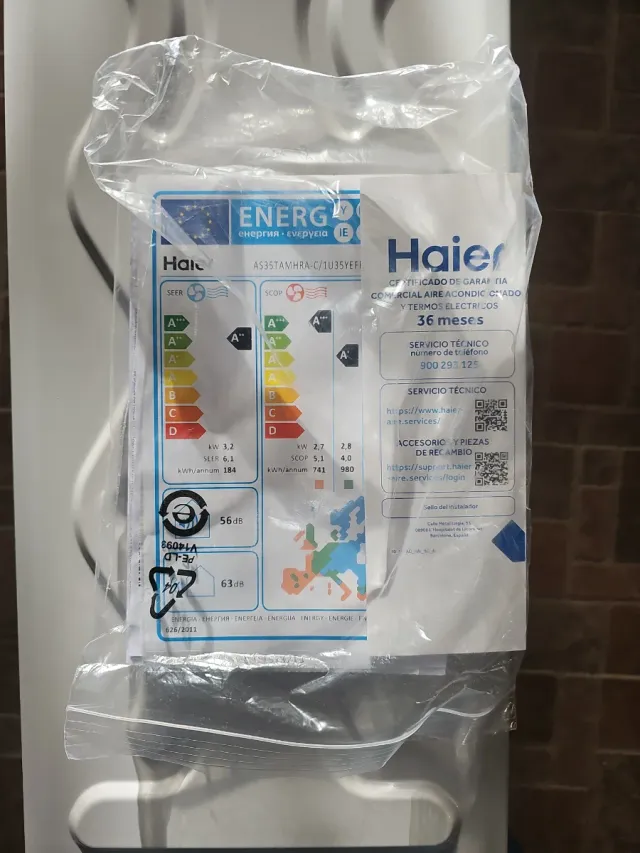 Haier Aire Acondicionado Unidad Interior/Exterior