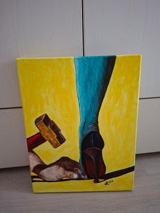 Cuadro oleo martillo