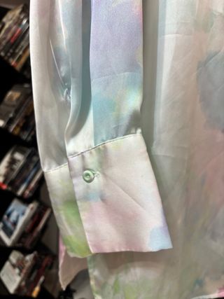 Camisa Zara Multicolor Talla M satinada
