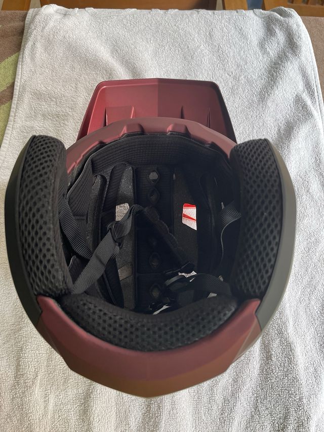 Casco da ciclismo MTB taglia M 3/4 Bat Fox NUOVO