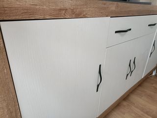 Aparador 2m madera blanco y marrón