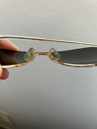 Occhiali da Sole Ray-Ban Aviator Oro Lenti Verdi