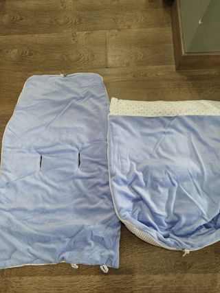 Saco para carrito de bebé azul