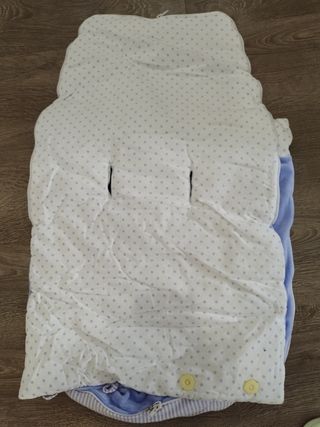 Saco para carrito de bebé azul