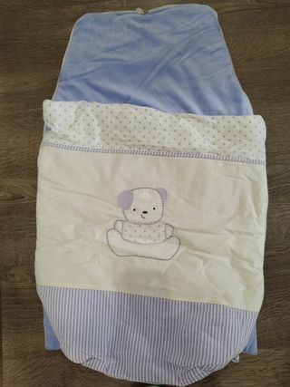 Saco para carrito de bebé azul