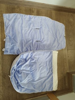 Saco para carrito de bebé azul