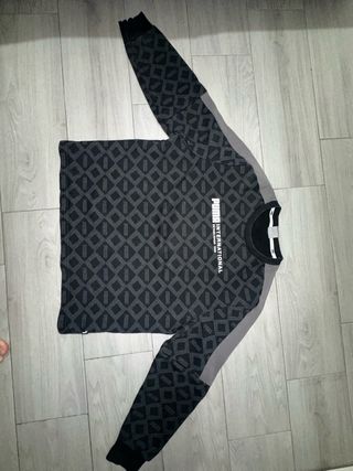 Jersey Puma Negro y Gris