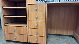 Mueble escritorio musica estudio estantería Hifi
