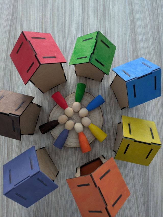 Calendario Montessori de Madera