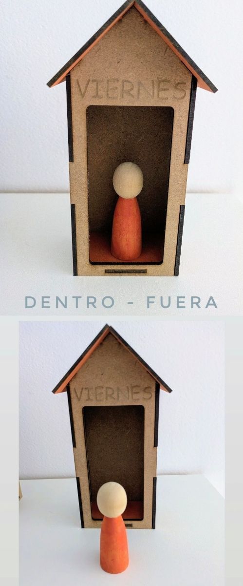 Calendario Montessori de Madera