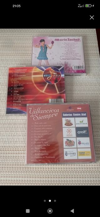Lote CDs Música Variada.Unidad suelta: 1€.