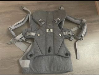 Mochila Porta Bebé Gris