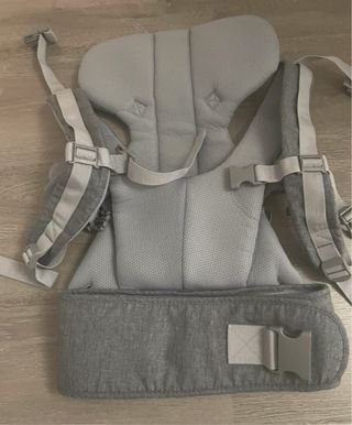 Mochila Porta Bebé Gris