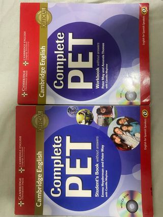 Libro students book y workbook complete pet 