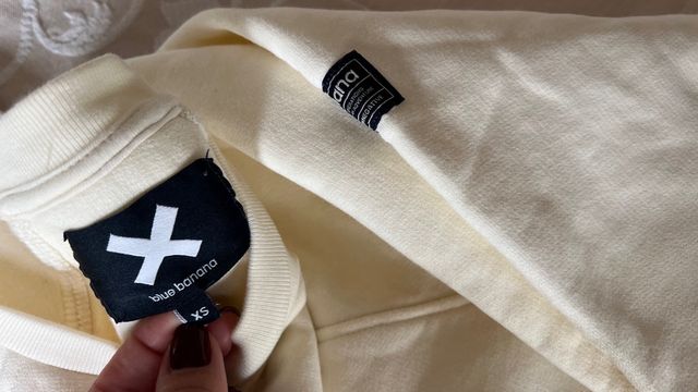 Sudadera Blue Banana T.XS Beige