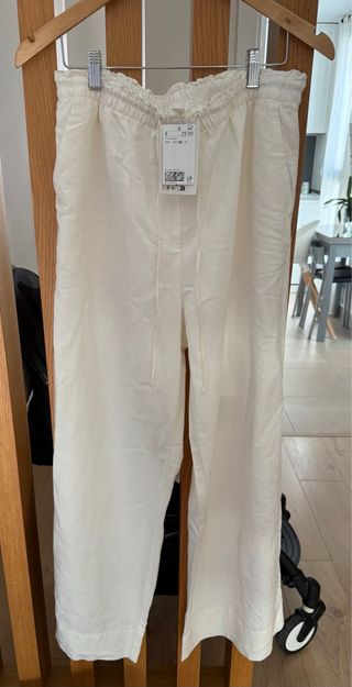 Pantalones H&M blancos talla M a estrenar 