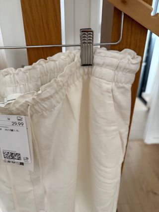 Pantalones H&M blancos talla M a estrenar 