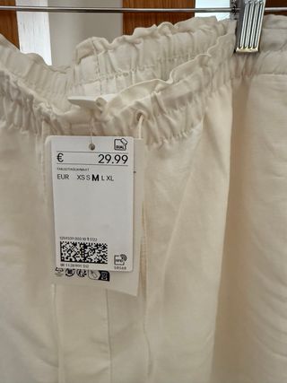 Pantalones H&M blancos talla M a estrenar 
