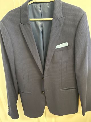Americana Fórmula Joven Slim Talla 48 Azul