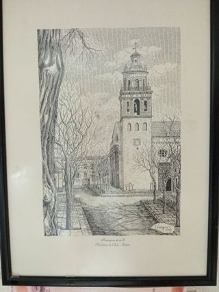 Ilustración Iglesia de San Antonio - José Vázquez