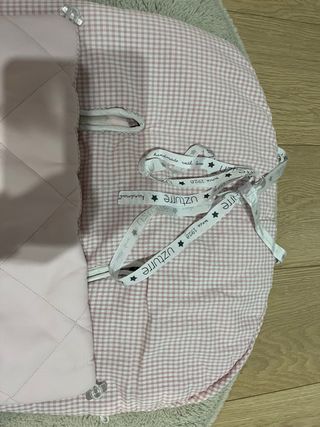 Saco para carrito bebé rosa
