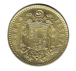 Moneda 1 Peseta 1975 España Escudo