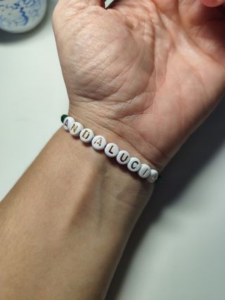 Pulsera Andalucía con cuentas