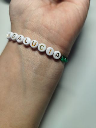 Pulsera Andalucía con cuentas