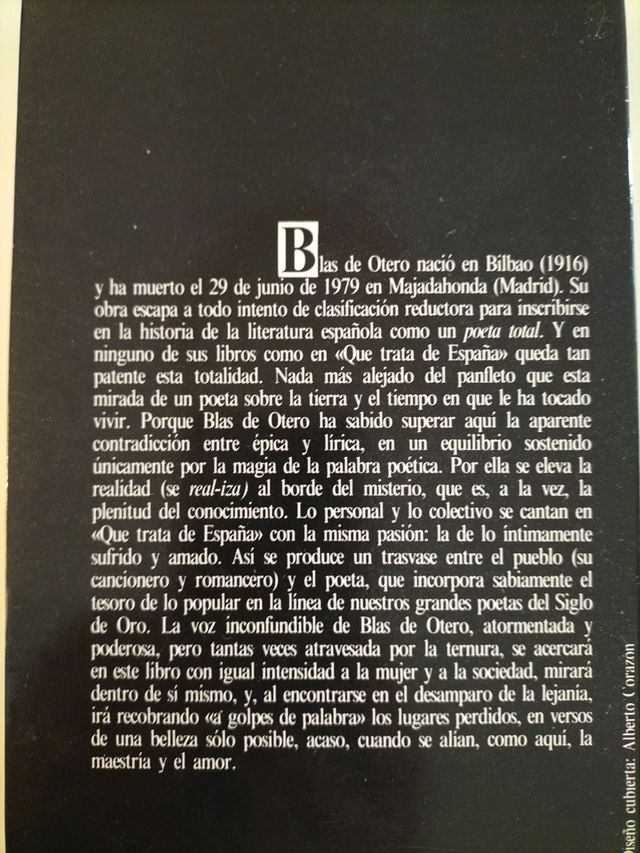 Que trata de España