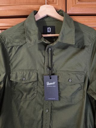 Camisa Brandit verde militar