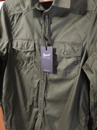 Camisa Brandit verde militar