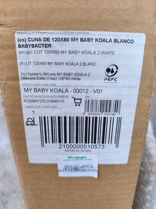 Habitación Cuna y Cambiador Micuna Bebé Blanca