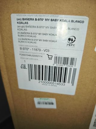 Habitación Cuna y Cambiador Micuna Bebé Blanca