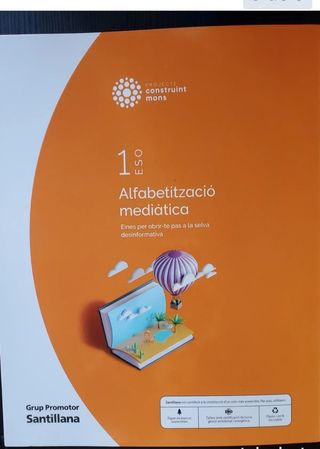 Libro Texto 1° ESO Alfabetització mediàtica