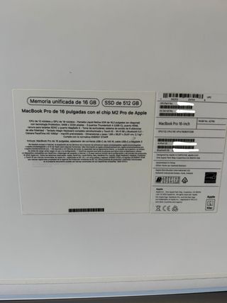 MacBook Pro 16 M2 Pro 512GB
