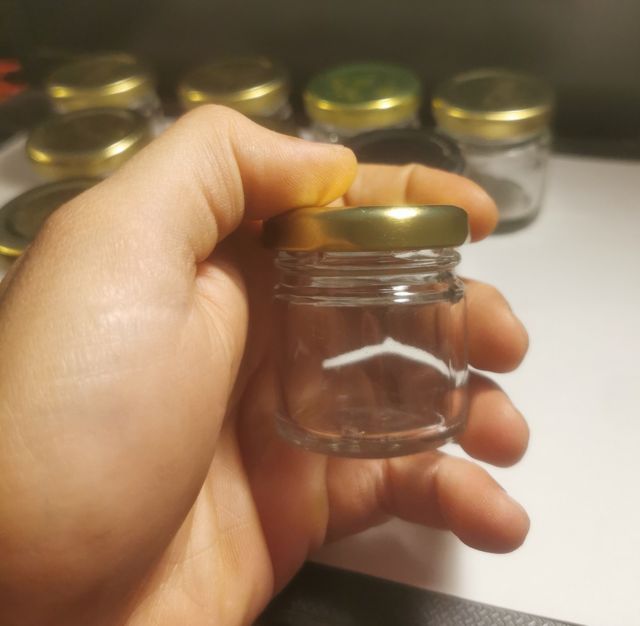 10 barattoli in vetro - barattoli alimenti