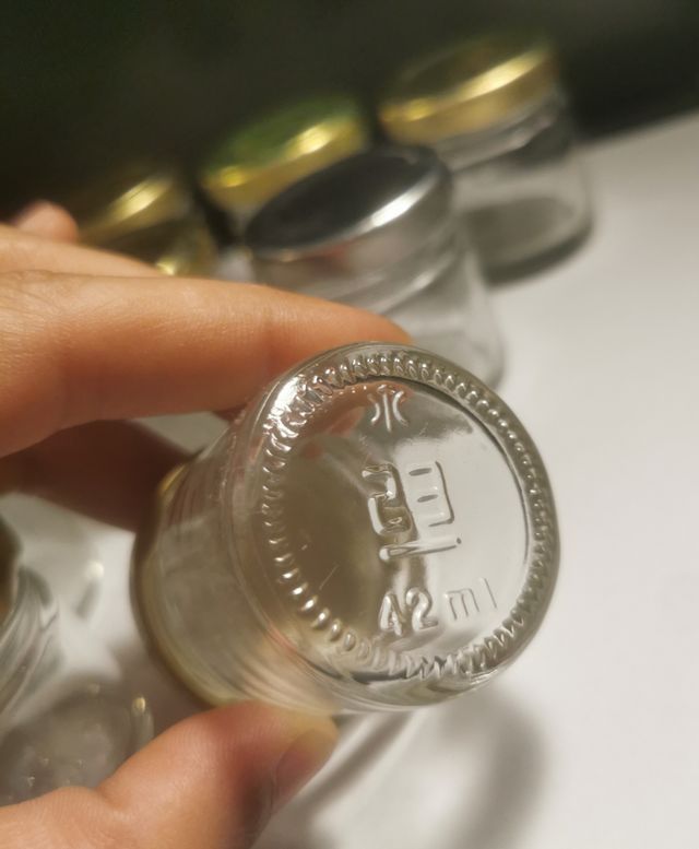 10 barattoli in vetro - barattoli alimenti