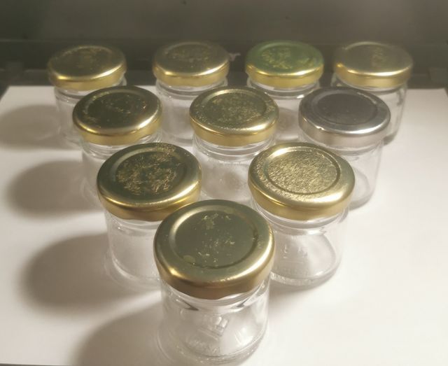 10 barattoli in vetro - barattoli alimenti