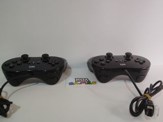 Pack 2 Mandos Pro Nintendo Wii Negros