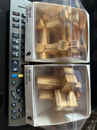 2 Juegos IQ-spil IQ puzzle madera