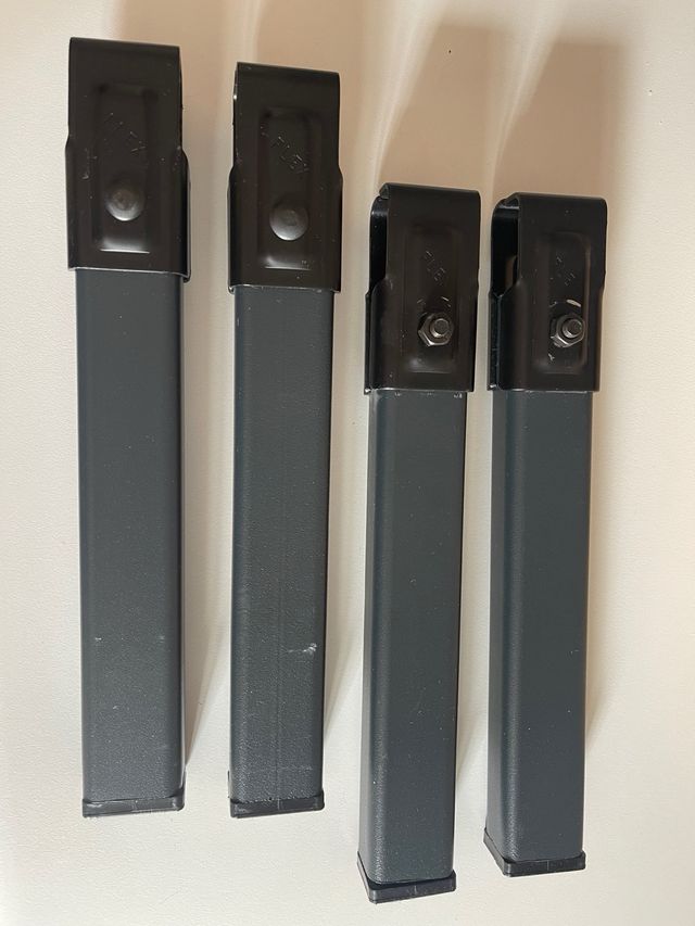 Somier Flex 80x190 de láminas de madera con patas