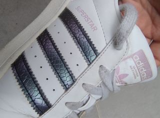 Adidas Superstar Blancas y Plateadas
