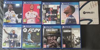 Lote Juegos PS4 FIFA, Call of Duty, Rainbow Six