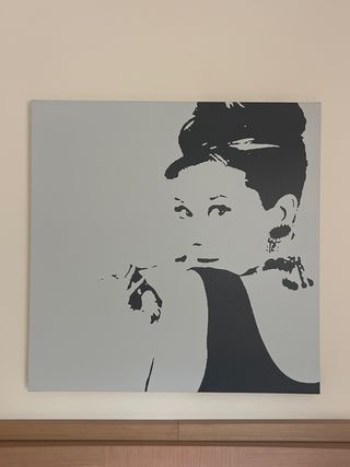 Cuadro Audrey Hepburn Tela