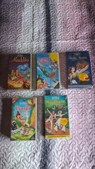 LOTE VHS DISNEY LOS CLÁSICOS PRECINTADAS 