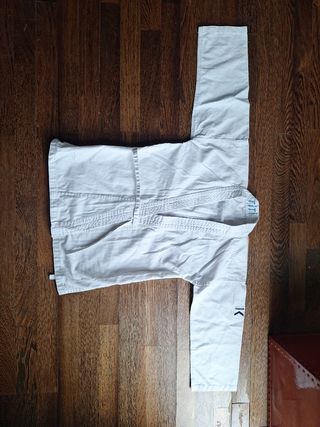 Chaqueta kimono blanco niño.