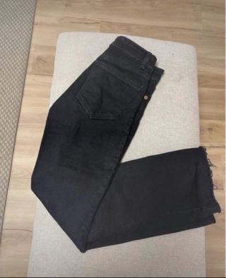 Pantalón flare negro Zara Talla 34